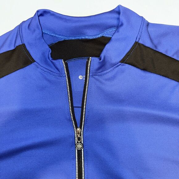 Aerotech Cyclewear Men’s Size 2XLT Cycling Shirt Blue Water Bottle Pockets - Picture 4 of 16